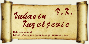 Vukašin Kuzeljević vizit kartica